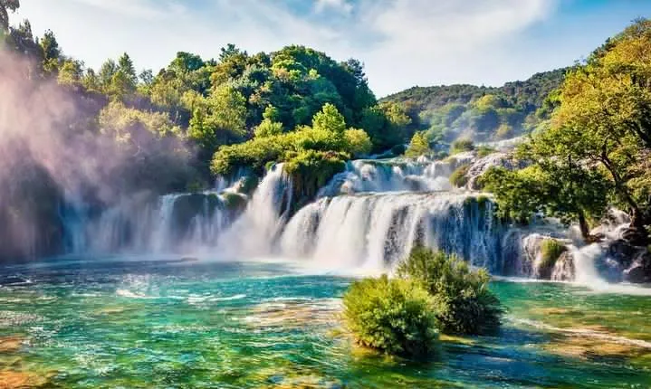 Escape to magic Krka Waterfalls on a private full-day private tour