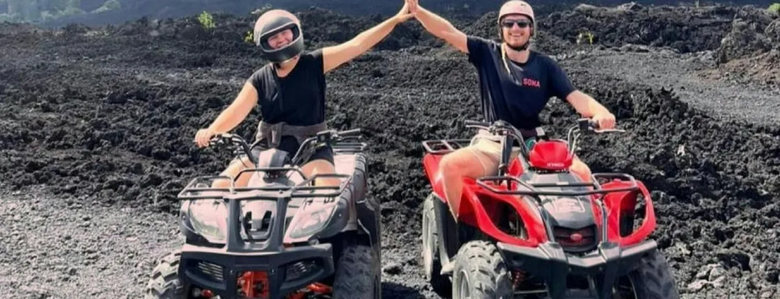 Mount Batur quad adventure at sunrise