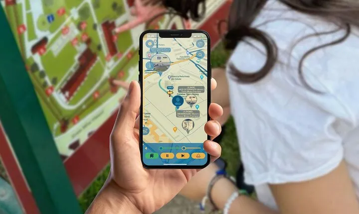 The Maze Smartphone App Self-Guided GPS Scavenger Hunt