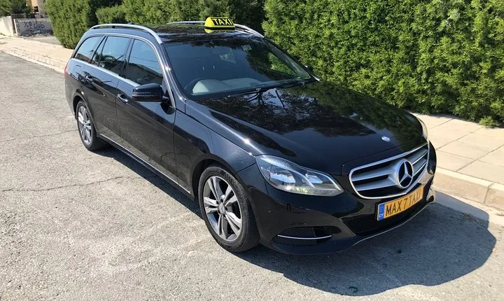 Private Transfer from Paphos to Larnaca Airport LCA in 4 seater Taxi