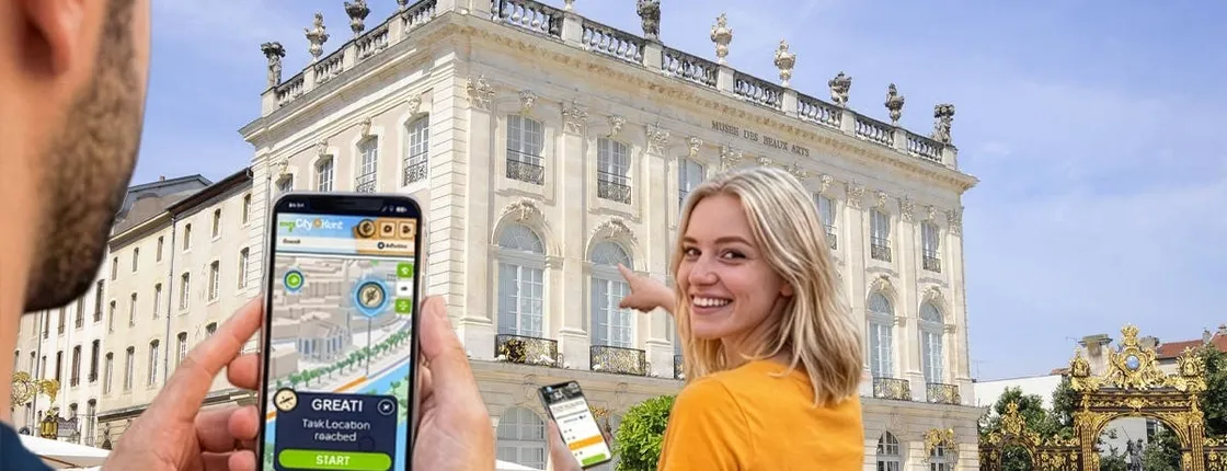 Self-guided digital scavenger hunt in Nancy