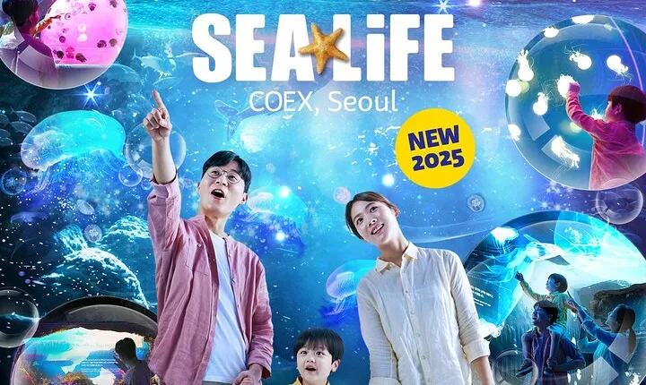SEA LIFE COEX, Seoul Aquarium discount ticket(내국인불가)