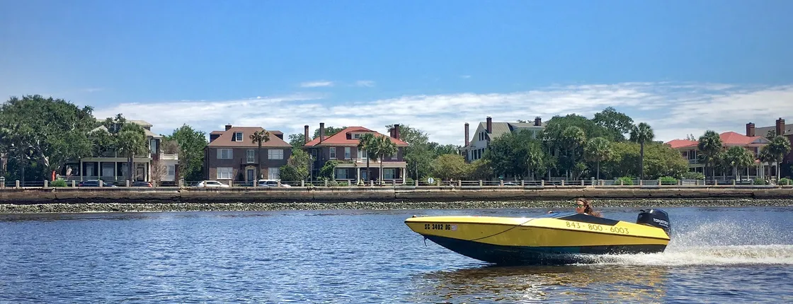 Charleston speed boat adventure tour