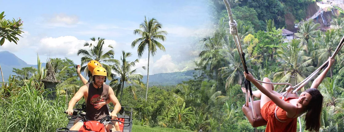 Full Day Bali Adventure with Quad Bike and Heaven Swing