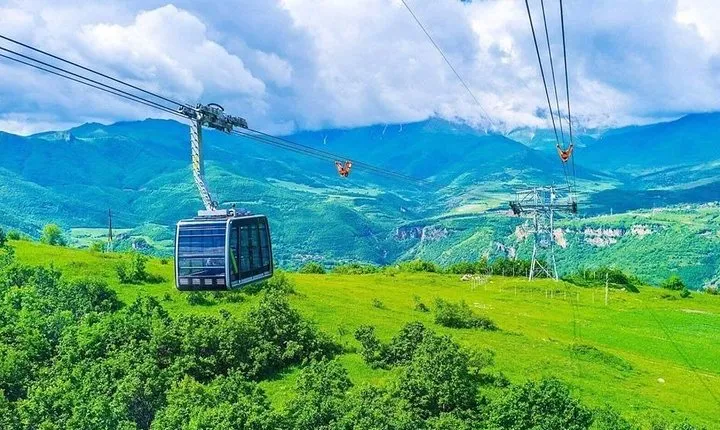 Private Tour to Wings of Tatev, Tatev monastery, Shaki waterfall, Noravank