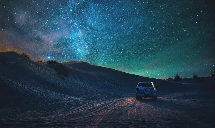 Doha Night Desert Safari Stargazing Dune Drive Camel Ride