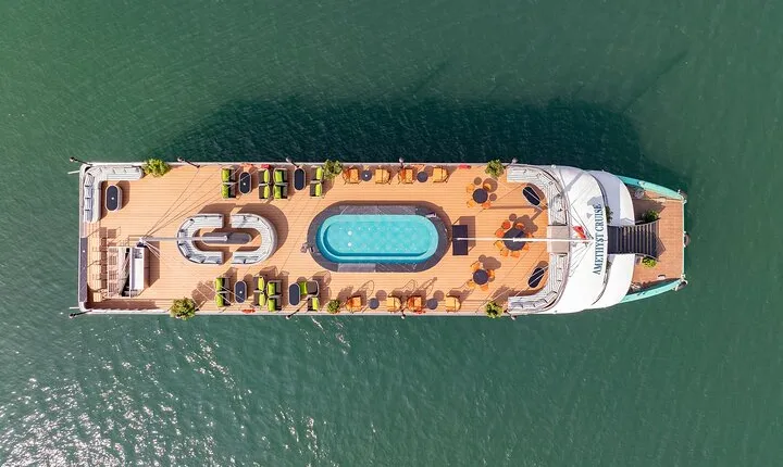 Luxury Halong Amethyst Day Cruise Jacuzzi & Limousine From Hanoi