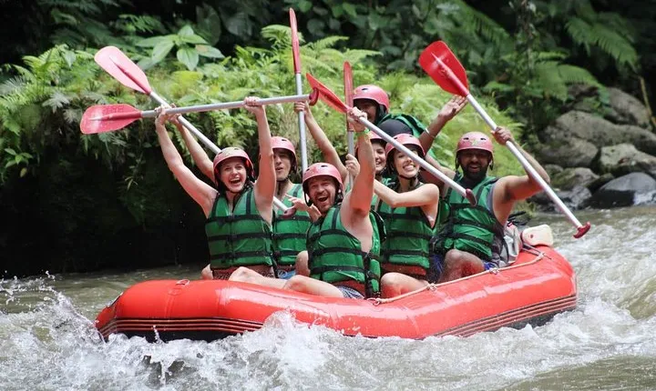 Full-Day Tour: White Water Rafting and Highlight of Ubud with All-inclusive