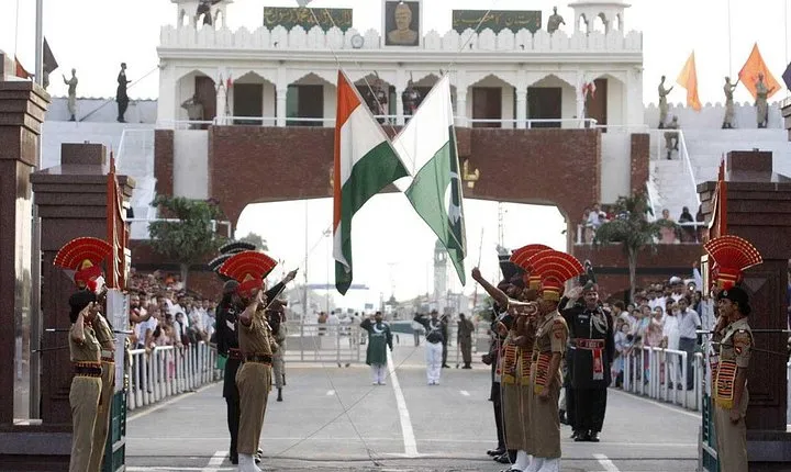Flag Lowering Ceremony at Attari from Amritsar