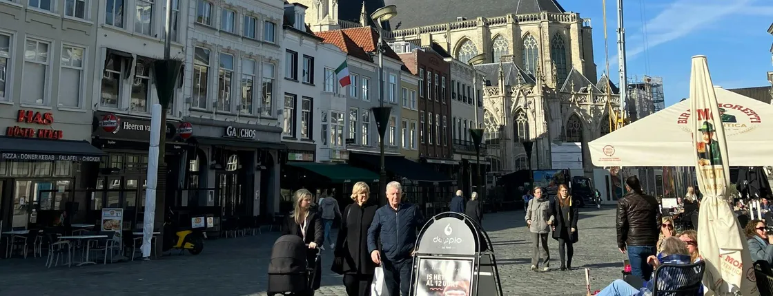 Breda self-guided audio tour app with historic centre walk