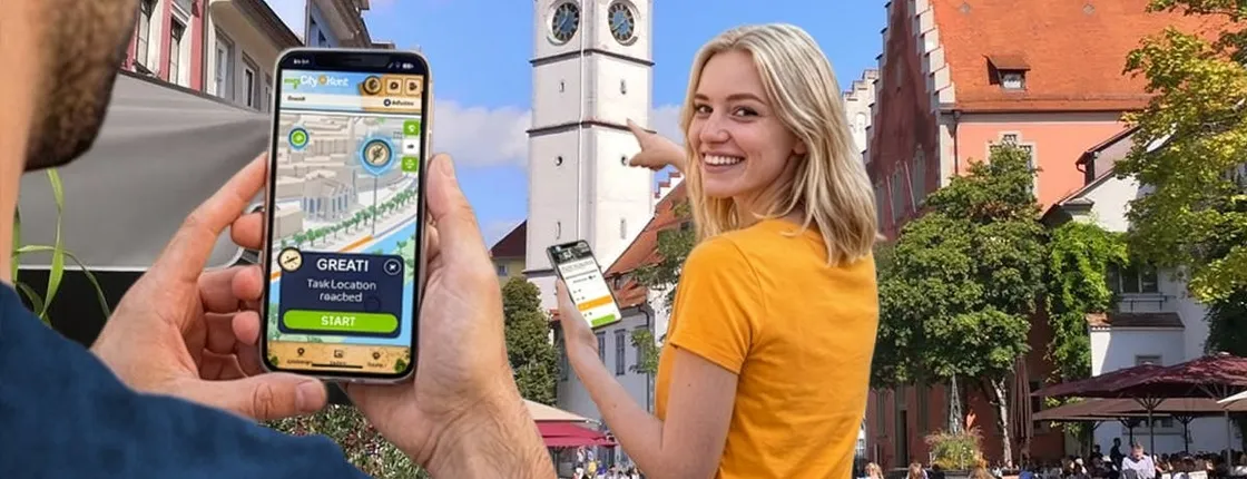 Self-guided digital scavenger hunt in Ravensburg