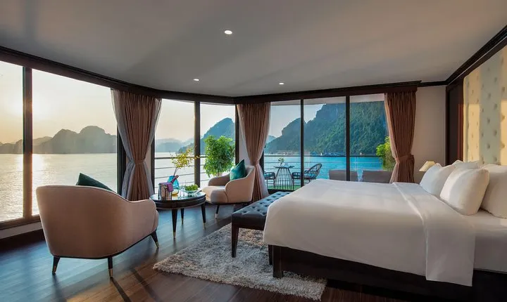 FULL package - 3D2N on 5* Luxury Cruise explore Lan Ha Bay and Halong Bay