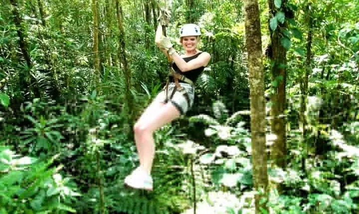 16 Lines Zipline, Cave and Mud Spa Combo Tour with Lunch in Fiji