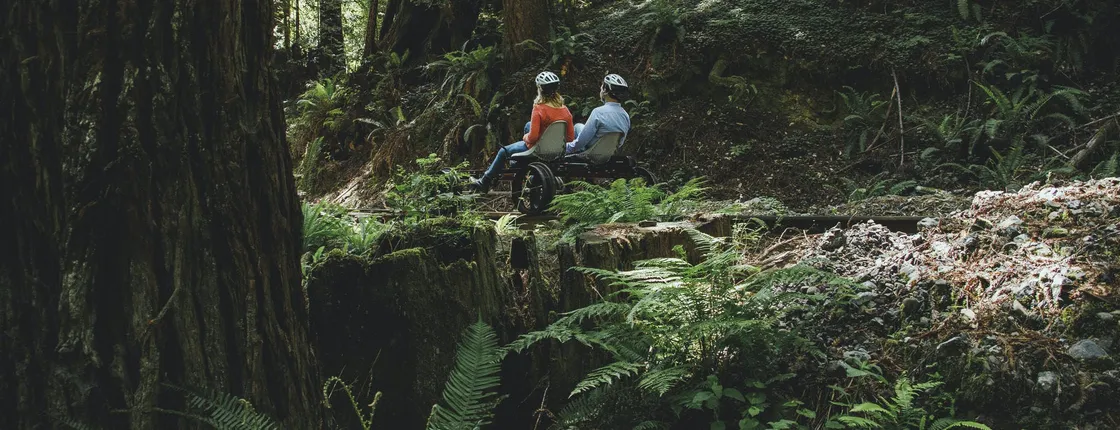 Pudding Creek railbike tickets in Fort Bragg, CA