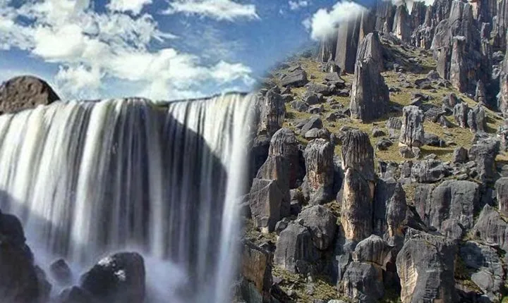 Pillones Waterfall and Stone Forest of Imata (exclusive)