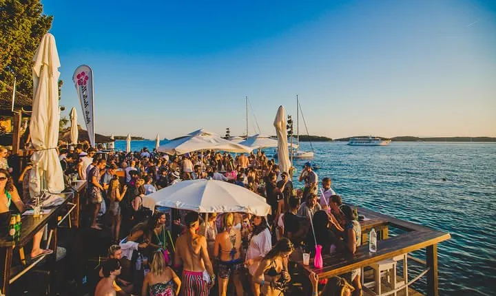 Beach Bars Laganini and Hulla Hulla Half-Day Private Boat Tour
