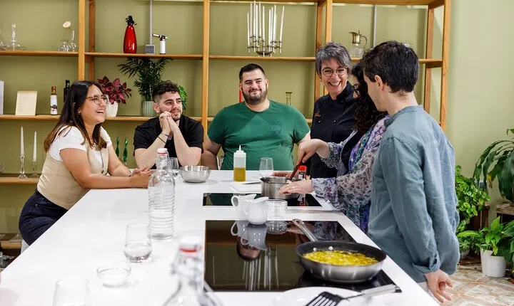 Tapas & Paella Cooking Class in Madrid with a Professional Chef