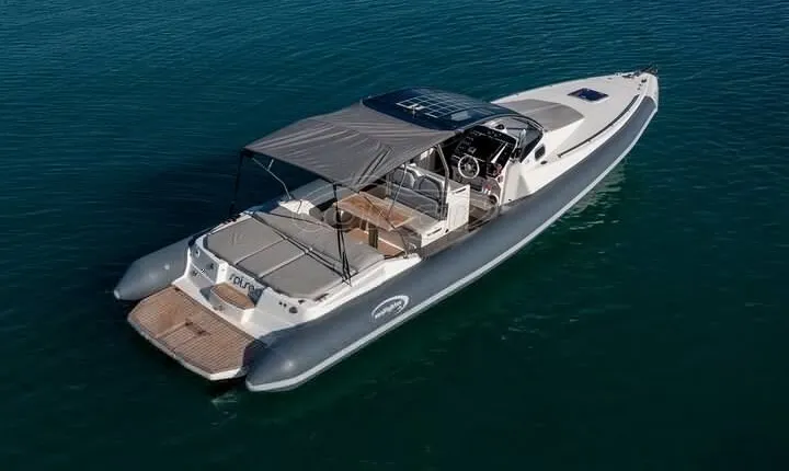 Private 2 Hour Luxury RIB Boat Sunset Cruise to Kallithea Spa
