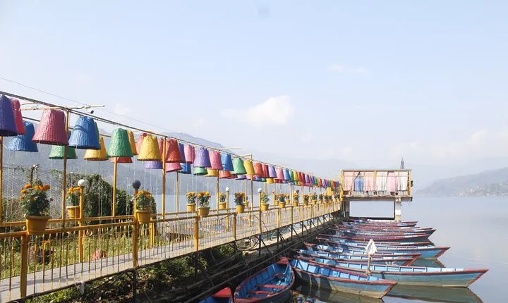 Pokhara Sarangkot Sunrise, boating and Peace Pagoda Hike