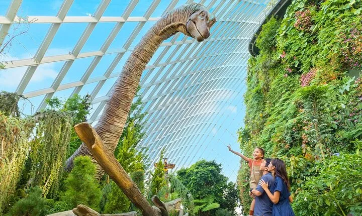 Singapore Gardens by the Bay & Jurassic World with Hotel Pick up