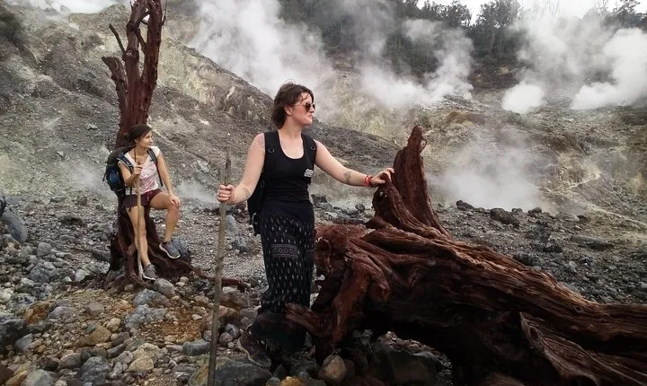 volcano hike and jungle trekking adventure