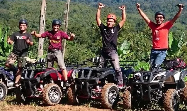 ATV Nature Off-road Ride through Rainforest with Private Pickup