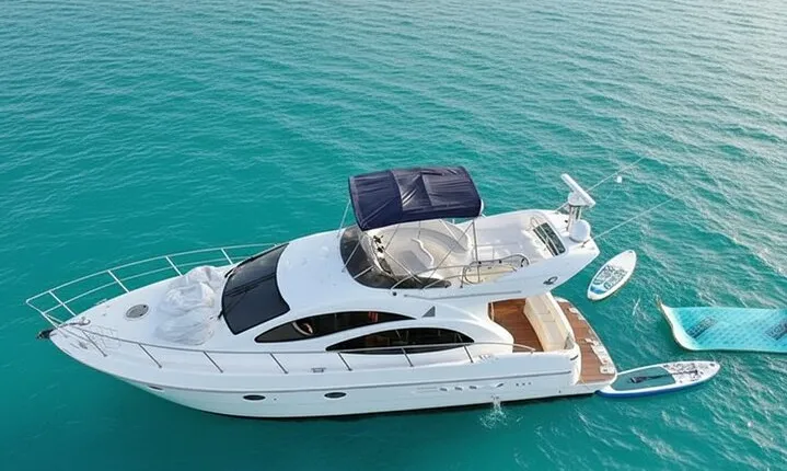 48ft + FREE HOUR Miami Yacht Rental, 2 to 6 Hours, 13 People