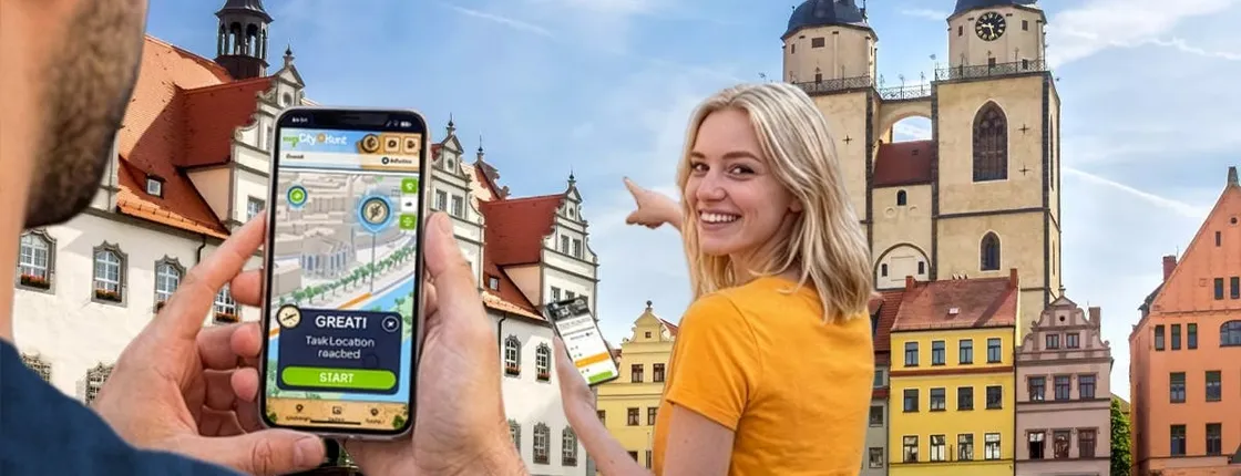 Self-guided digital scavenger hunt in Lutherstadt Wittenberg