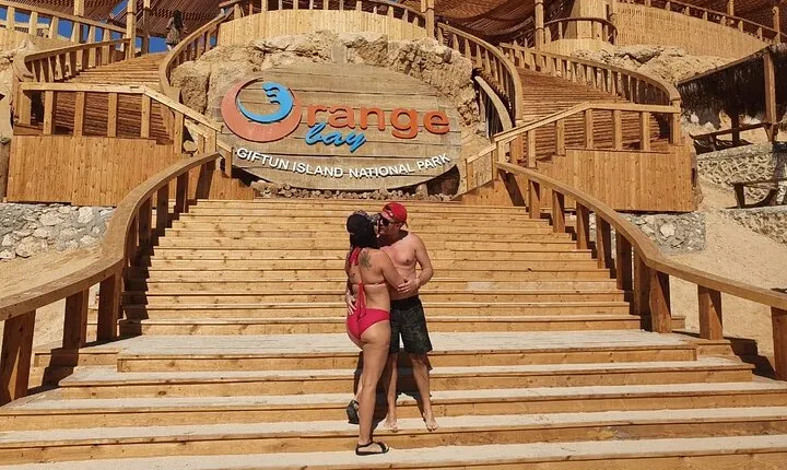 Orange Bay Island with Snorkeling, Lunch & Parasailing - Hurghada