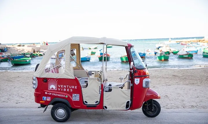 Vintage Ape Calessino Private Tour Polignano a Mare