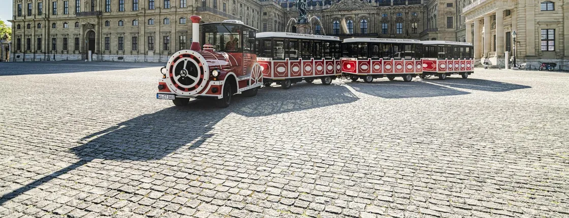 Würzburg city tour with the Bimmelbahn with departure at the Residence