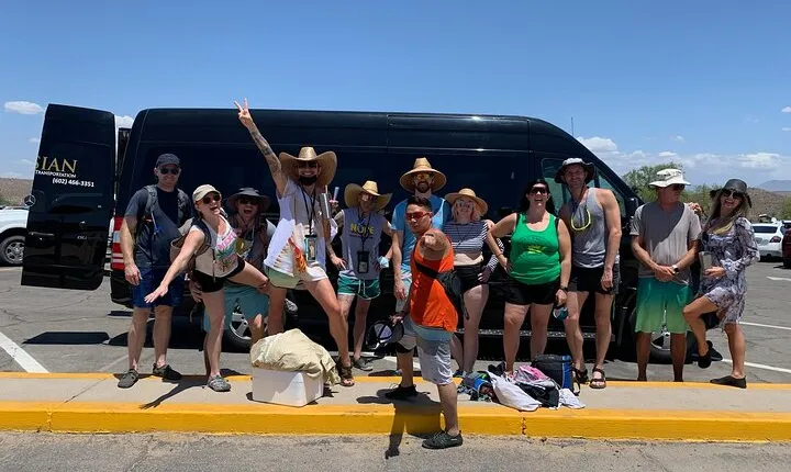 Private Arizona Salt River Tubing Shuttle