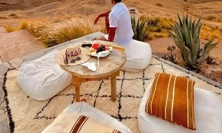 Dinner with Locals in agafay desert