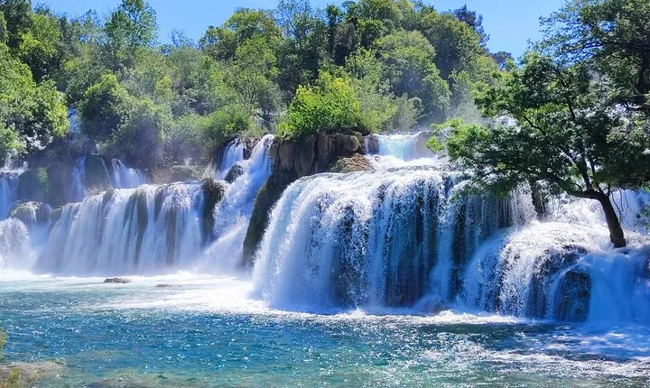 From Zadar: Krka Falls and Zadar or Sibenik (or Winery) Private