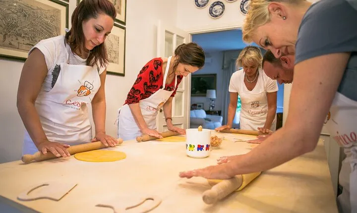 Pasta and Tiramisu at Local's Home in Sanremo
