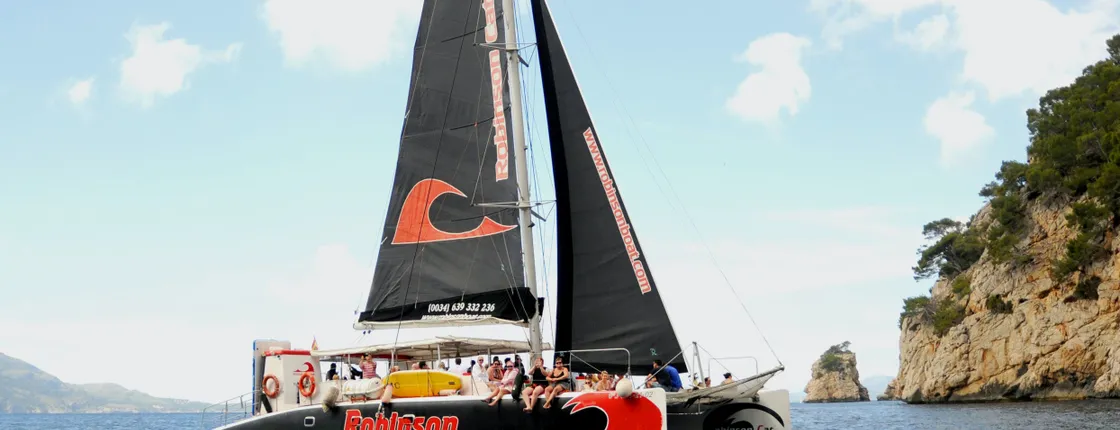 Robinson Catamaran Trip with Transport from the North of Mallorca