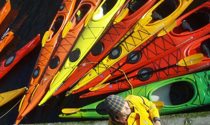 Rental Single Sea Kayak at Kalvebod Bolge
