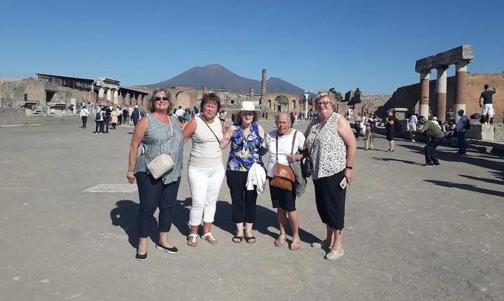 Pompeii SkipTheLine with Lunch&WineTasting from Rome
