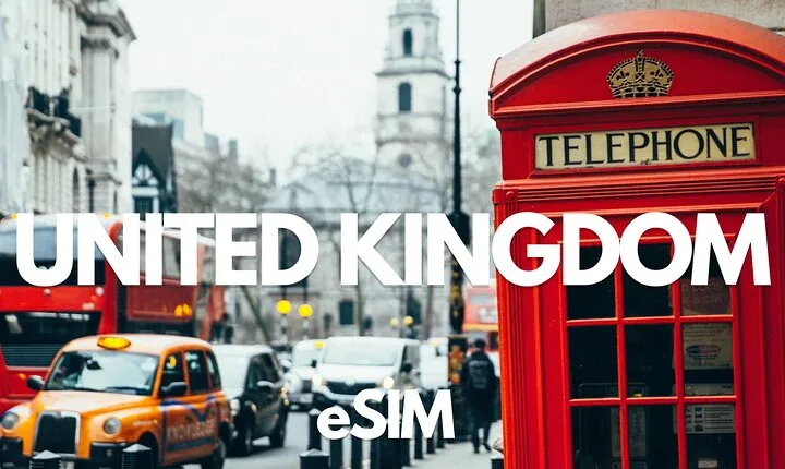 London Data eSIM from 0.5GB daily to 50GB 30 Days