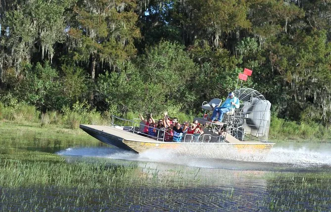 30-Minute Airboat Ride, Gem Mining, Park Admission and Roundtrip Transportation