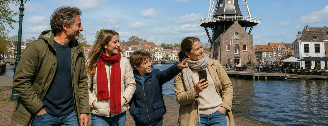 Self-guided exploration game in Haarlem