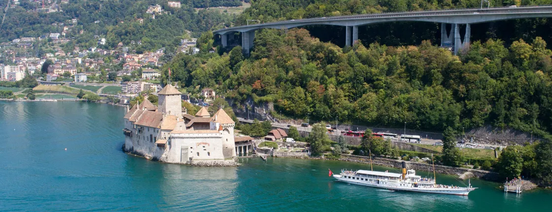 Riviera cruise of Lake Geneva from Vevey