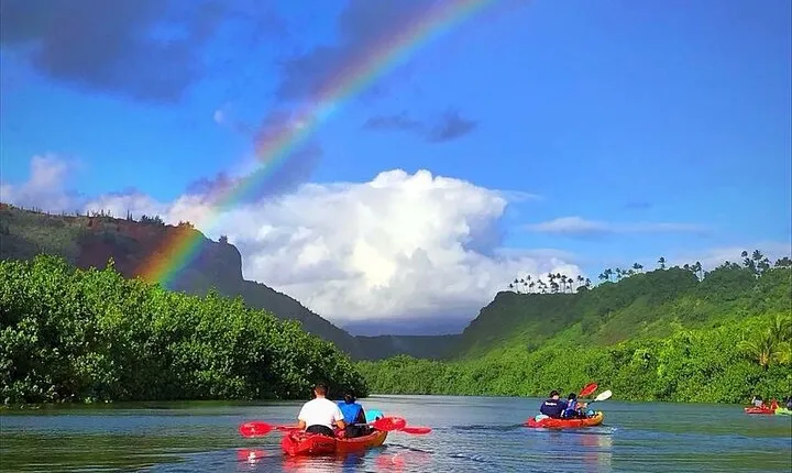Kauai Adventure: Kayak & Hike to Secret Falls with Expert Guide