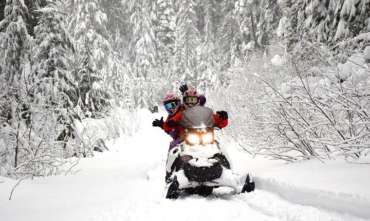 Family Snowmobile Tour in Whistler