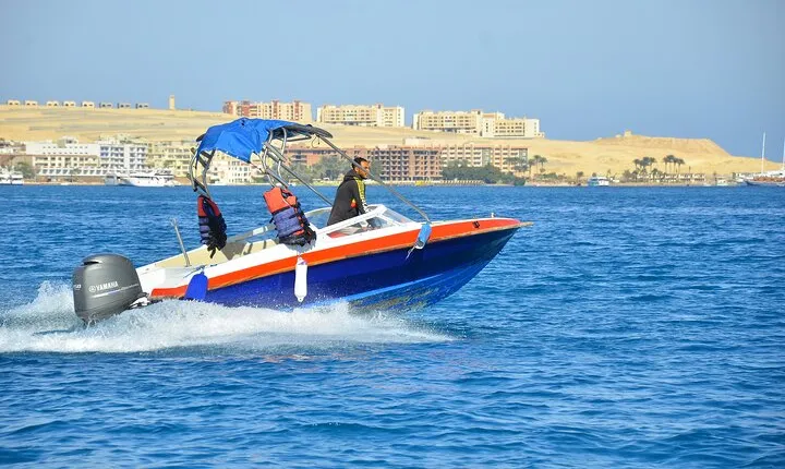 Dolphin House By Private Speed Boat & Drinks & Transfer-Hurghada