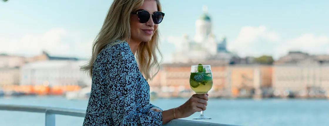 Helsinki evening coastal cruise with outdoor sundeck seating