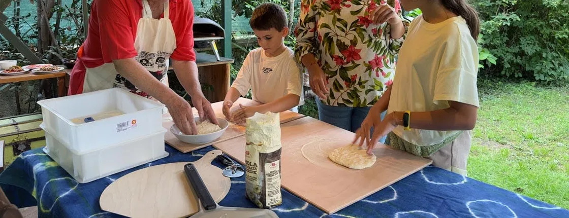 Pizza cooking class on Lake Maggiore