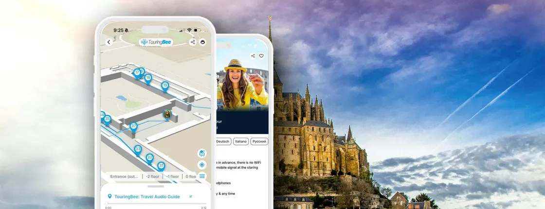 Mont Saint-Michel Island self-guided walking tour with audio app
