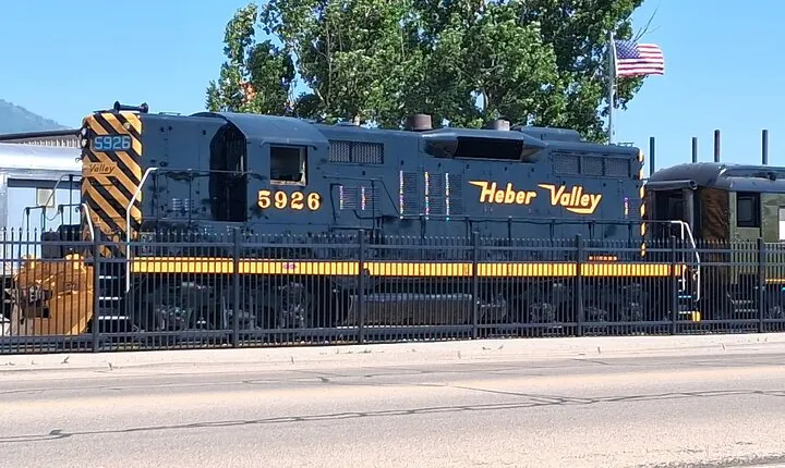Ride the Heber Valley 1899 Railroad and see Deer Creek Reservoir