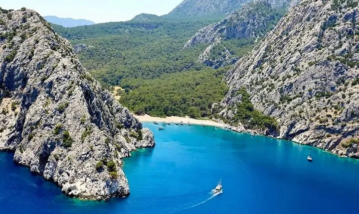 Porto Genoese Boat Trip & Mud Bath with Lunch from Antalya